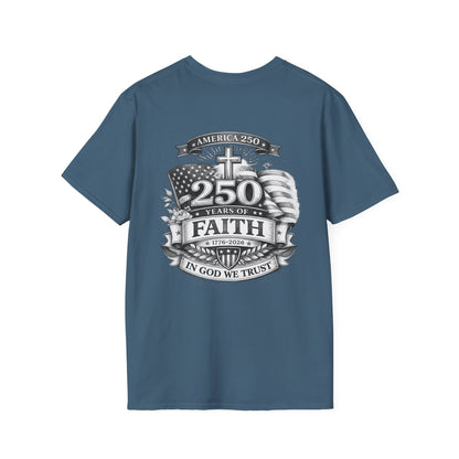 250 Years of Freedom - Happy Birthday America Unisex Tshirt, tees for women and men