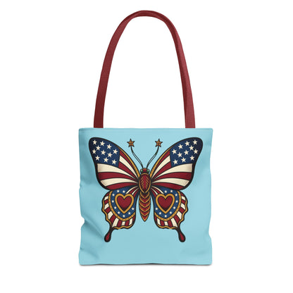 Butterflies Are Free Patriotic Celebration Tote Bag