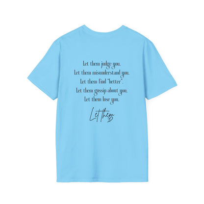 Retro Tattoo 'Let Them' Healing Message T-Shirt