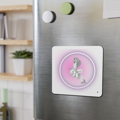 Pretty Bunny Vintage Artwork - Magnet