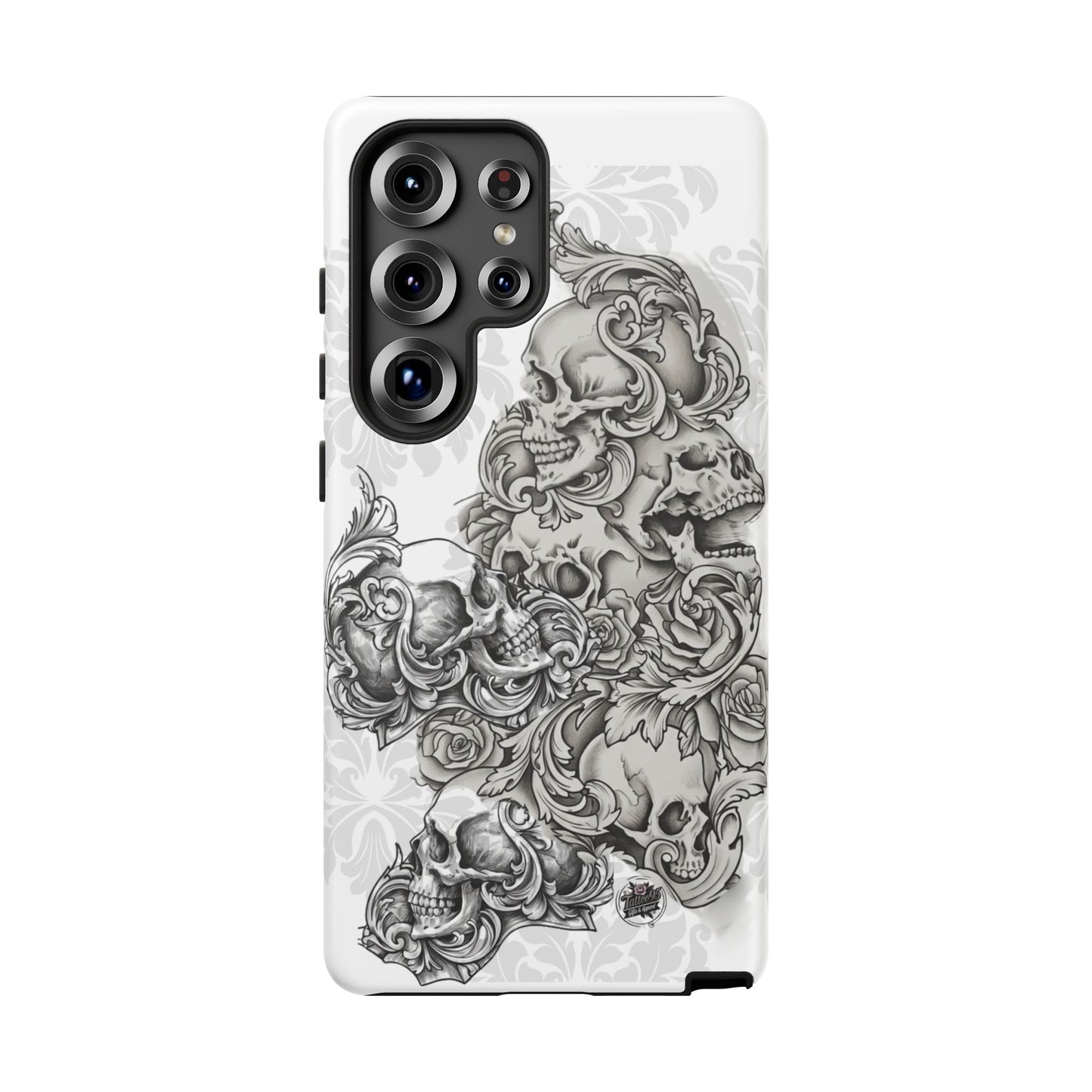 Cascading Skulls - Tough Phone Cases Available in most Galaxy series.
