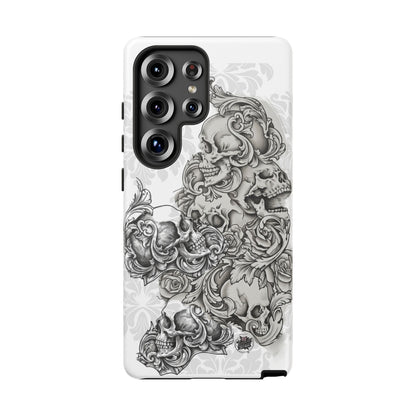 Cascading Skulls - Tough Phone Cases Available in most Galaxy series.