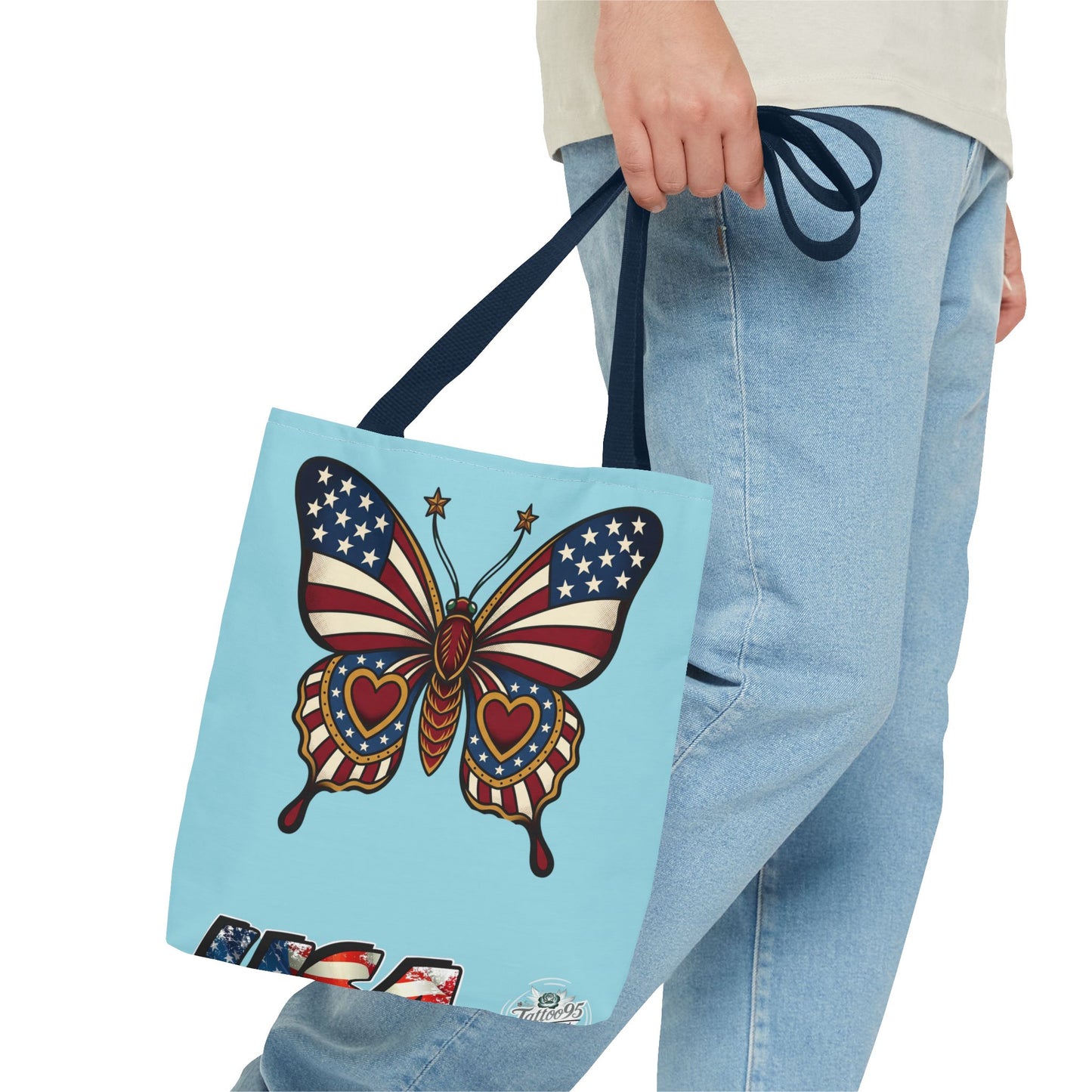 Butterflies Are Free Patriotic Celebration Tote Bag