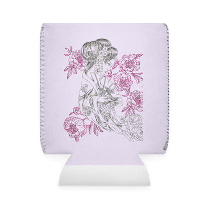 Flowing Geisha Tattoo - Can Cooler Sleeve