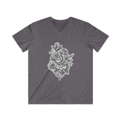 Snake & Roses Ladies Tshirt with V-neck