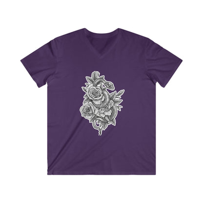 Snake & Roses Ladies Tshirt with V-neck