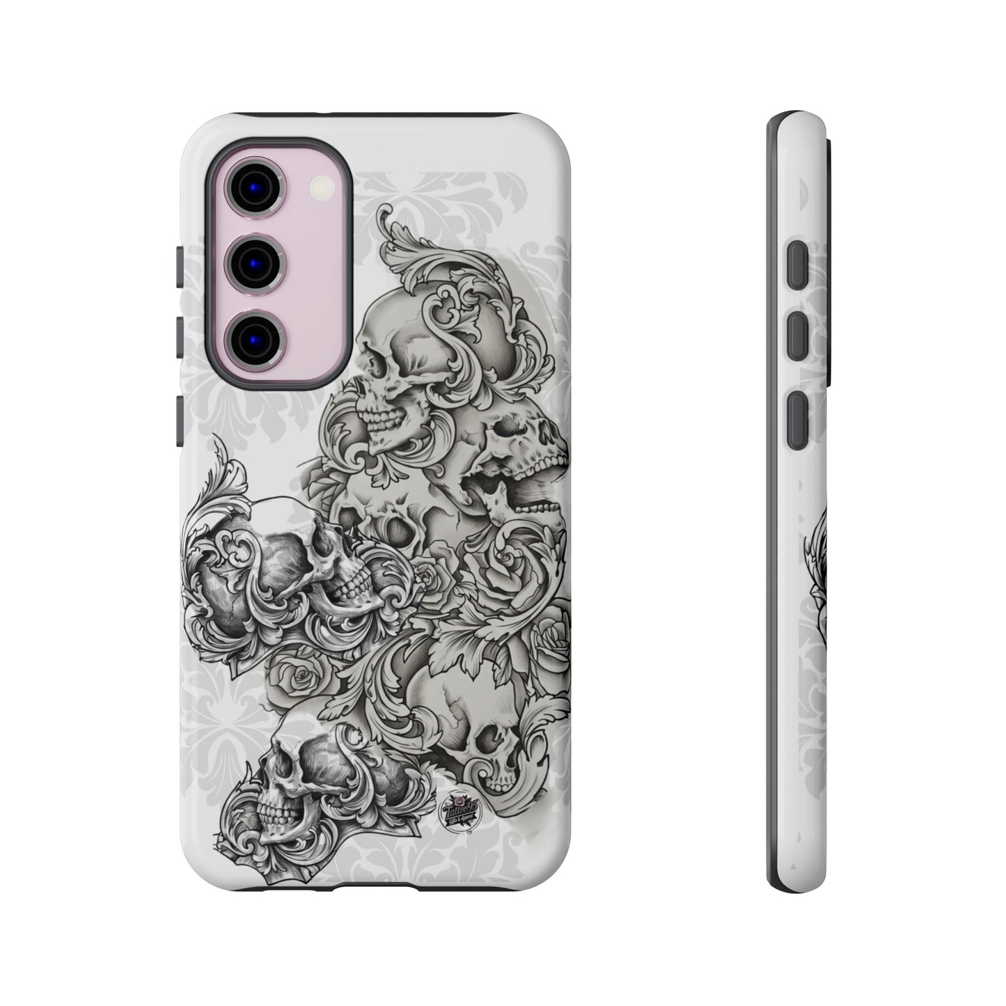 Cascading Skulls - Tough Phone Cases Available in most Galaxy series.
