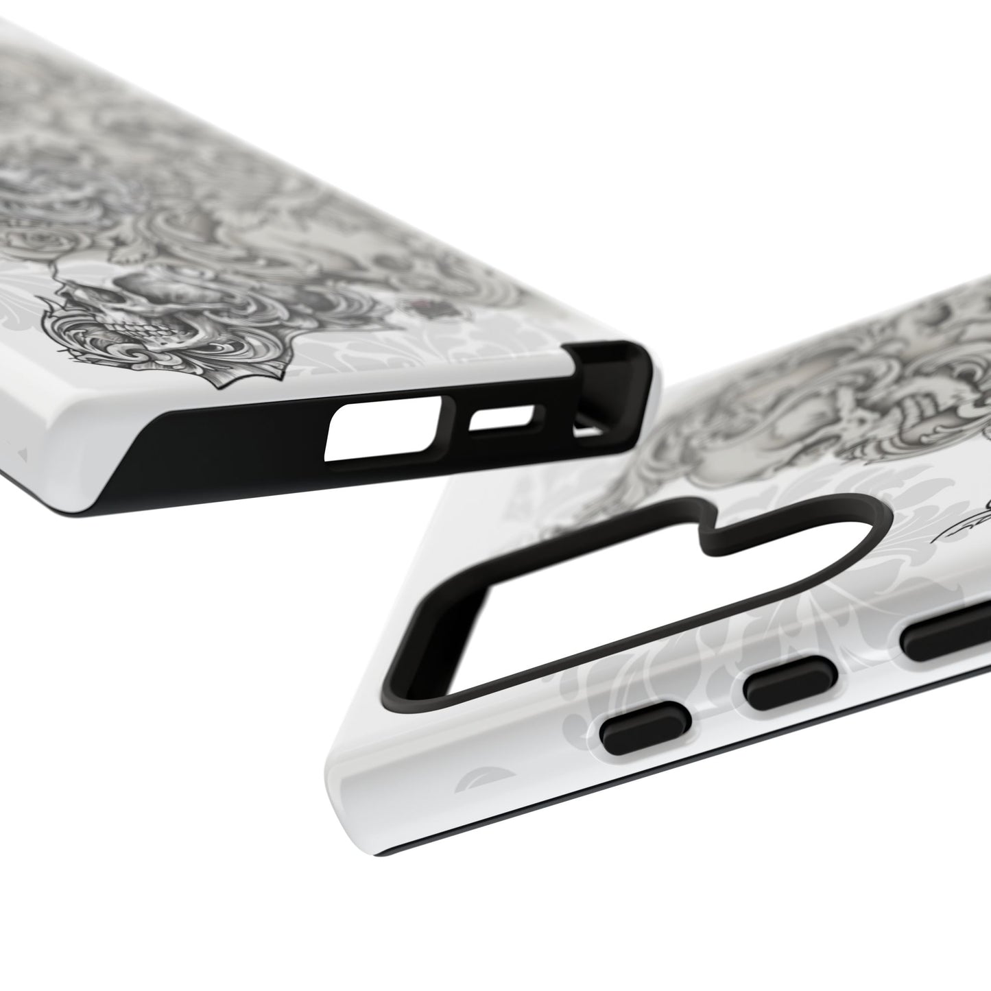 Cascading Skulls - Tough Phone Cases Available in most Galaxy series.