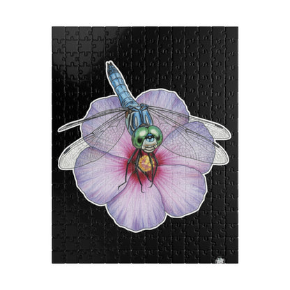 Dragonfly Hibiscus- Jigsaw Puzzle — 110/252/520/1014 - Piece Magical Artwork