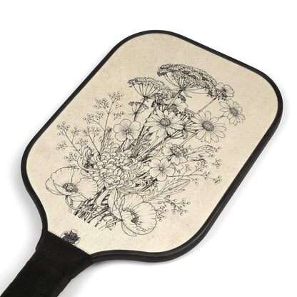 Wildflowers Tattoo Artwork - Pickleball Kit