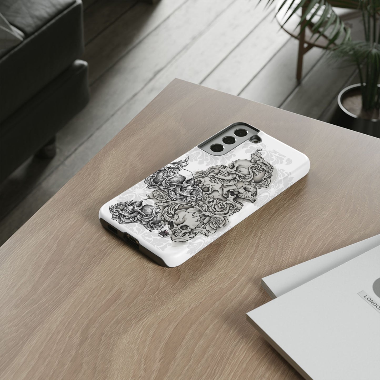 Cascading Skulls - Tough Phone Cases Available in most Galaxy series.