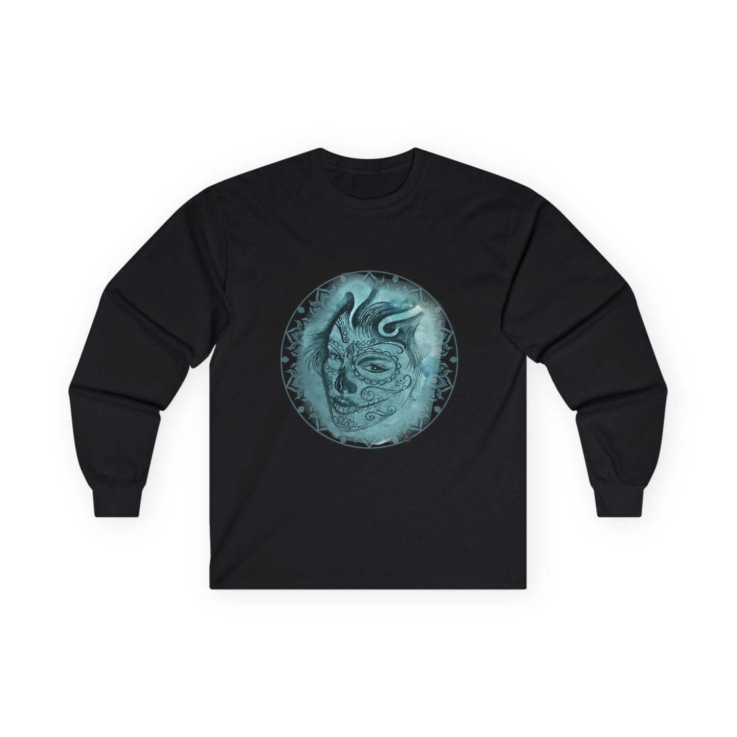 Beautiful Face Tattoo Artwork - Long Sleeve T-Shirt