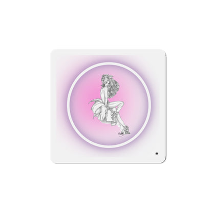 Pretty Bunny Vintage Artwork - Magnet