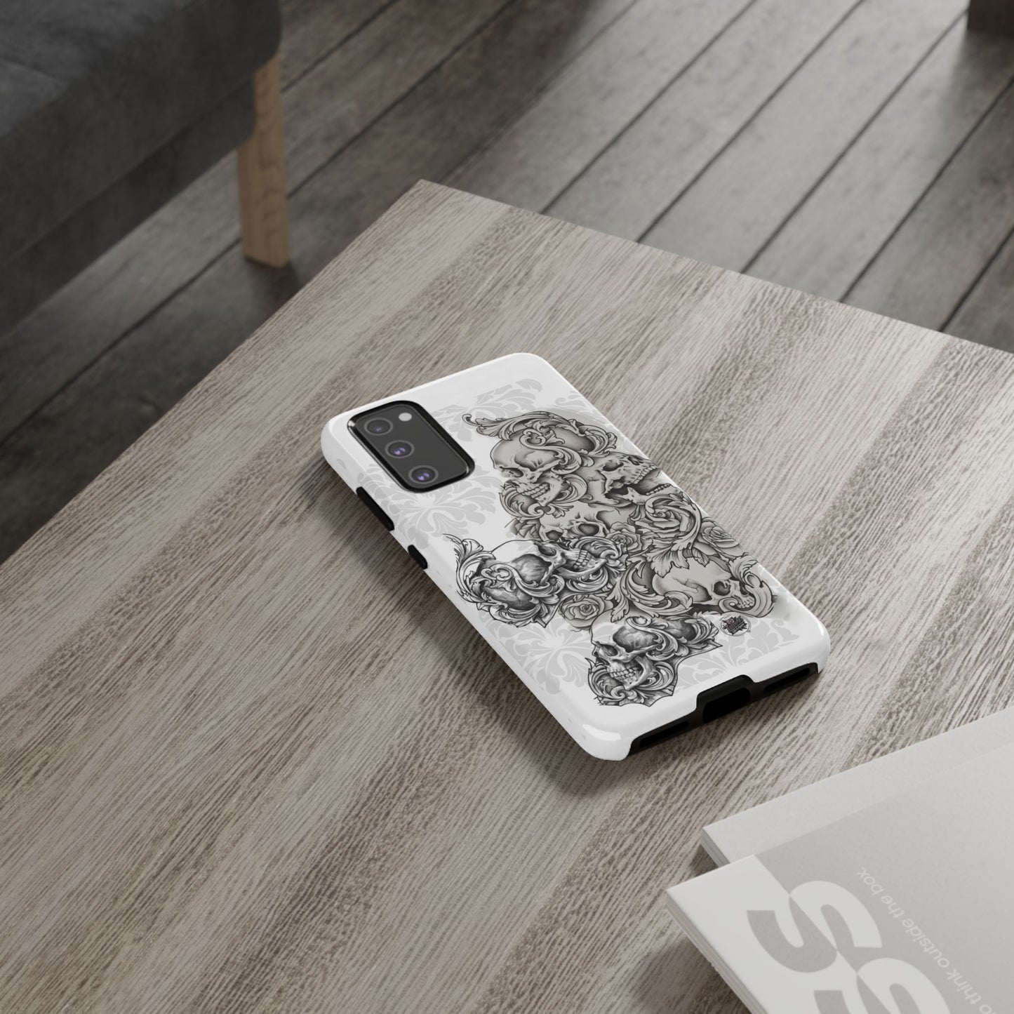 Cascading Skulls - Tough Phone Cases Available in most Galaxy series.
