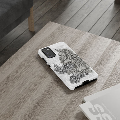 Cascading Skulls - Tough Phone Cases Available in most Galaxy series.