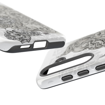 Cascading Skulls - Tough Phone Cases Available in most Galaxy series.