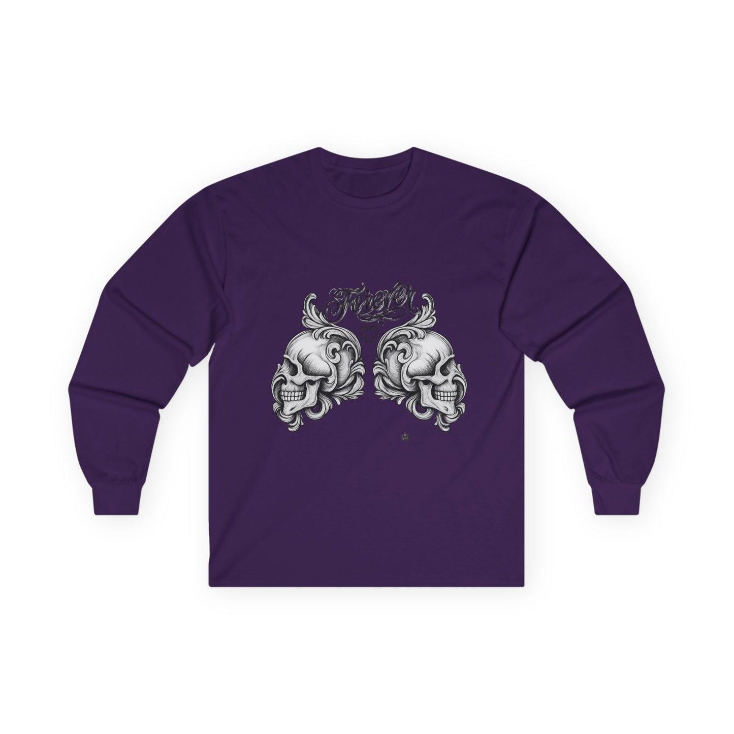 Forever Love Long Sleeve — Skull Duo Graphic Tee