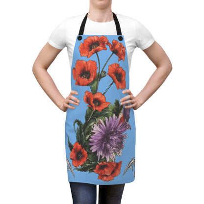 Red Poppy Purple Aster -- Blue Apron