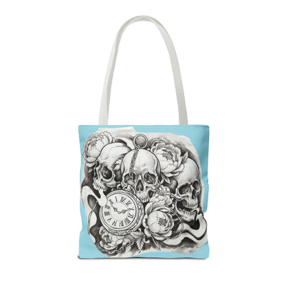 Skull Time - Tote Bag — Gothic Vintage Tattoo Art