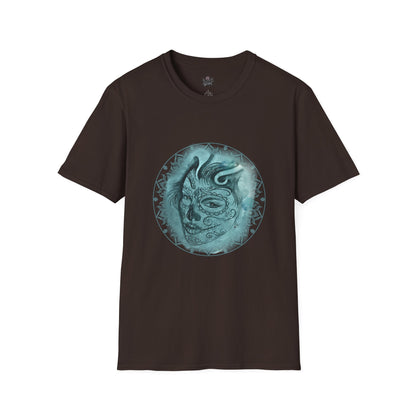 Beautiful Face Tattoo Art - Gildan T-Shirt — Artistic Portrait Graphic Tee