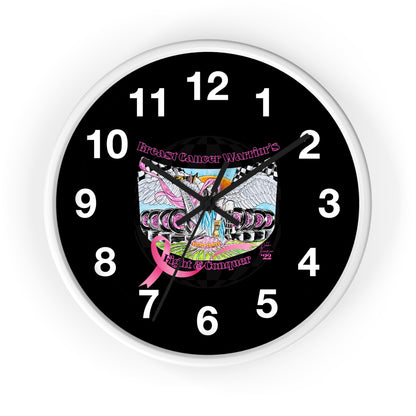 Nikki's Tattoo Studio Collection - Fight and Conquer Warrior Wall Clock — Charlotte Motor Speedway 2022 Commemorative