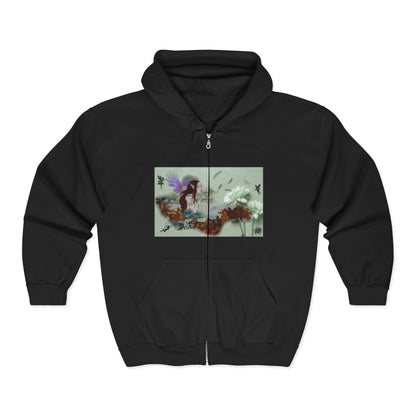 Fairy Dreams Artwork - Full-Zip Hoodie — Classic Comfy Unisex Sweatshirt