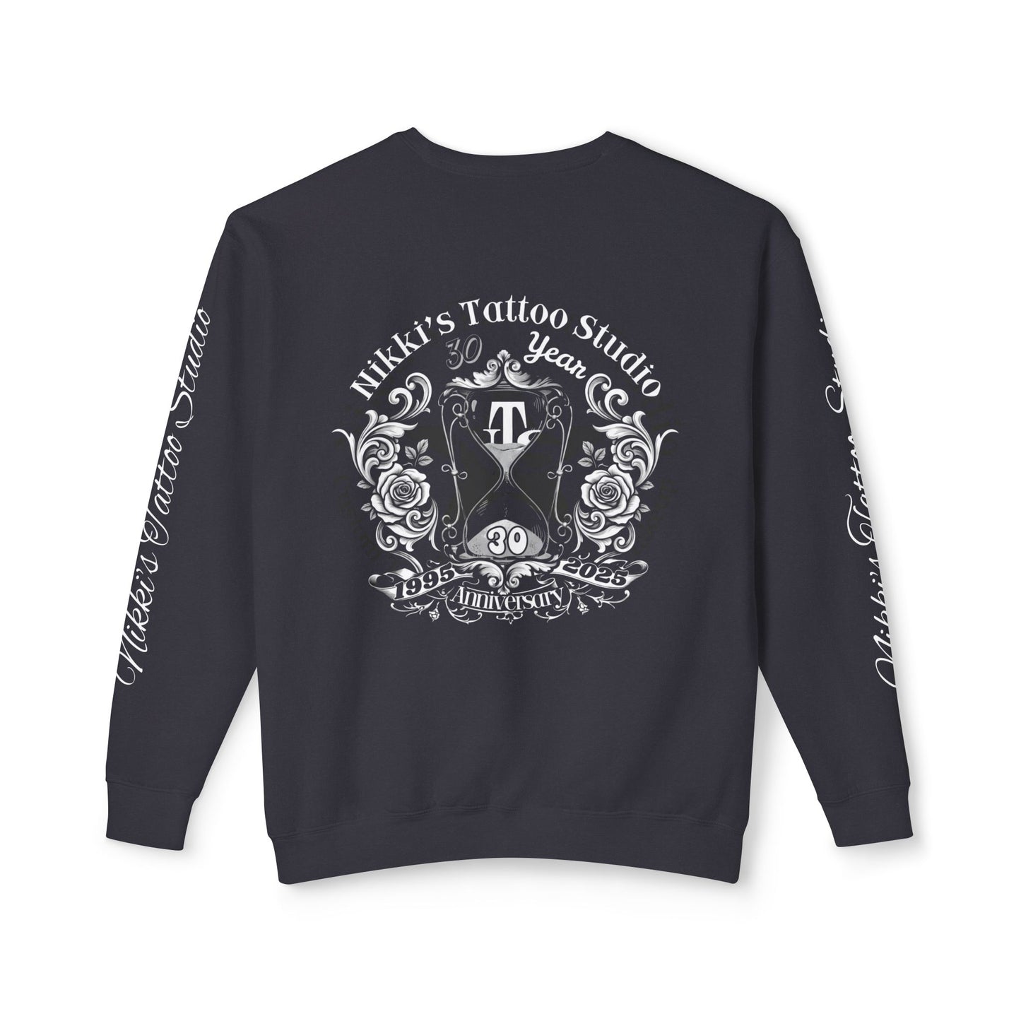 Nikki's Tattoo Studio Collection - Skull and Snake Logo - Crewneck sweatshirt