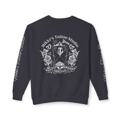 Nikki's Tattoo Studio Collection - Skull and Snake Logo - Crewneck sweatshirt
