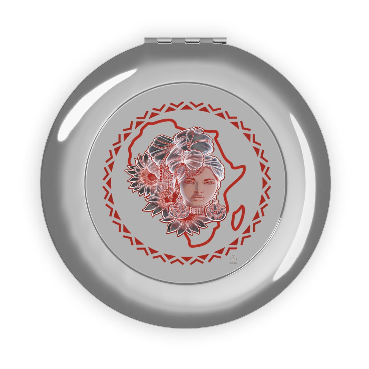Gele Girl - Compact Travel Mirror — Portable Double-Sided Pocket Mirror