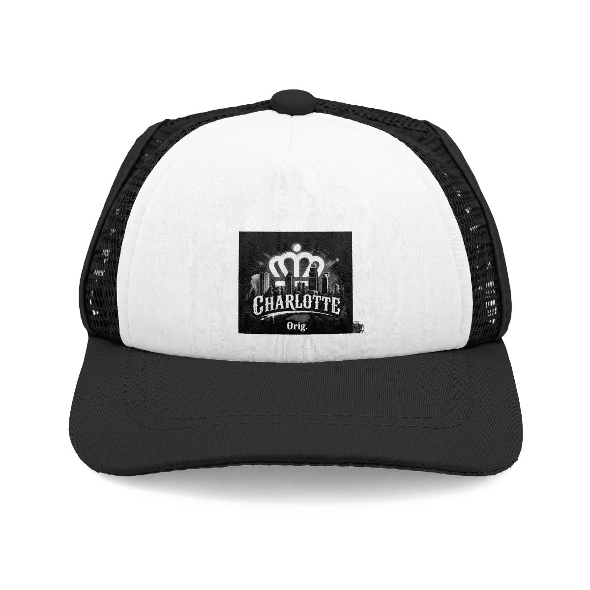 Dog Trucker Hat — "Charlotte" Original Graphic Foam Cap