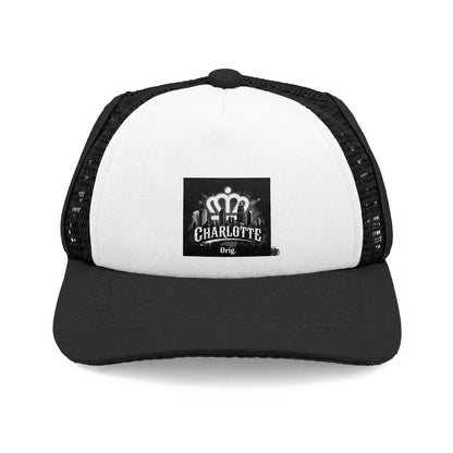 Dog Trucker Hat — "Charlotte" Original Graphic Foam Cap