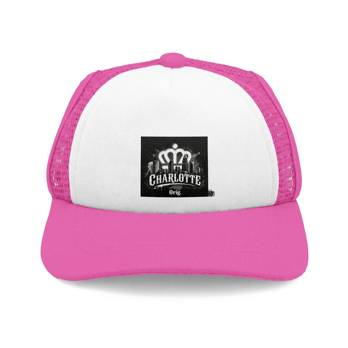 Dog Trucker Hat — "Charlotte" Original Graphic Foam Cap