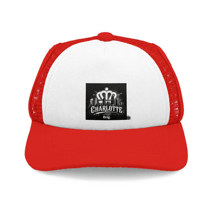 Dog Trucker Hat — "Charlotte" Original Graphic Foam Cap