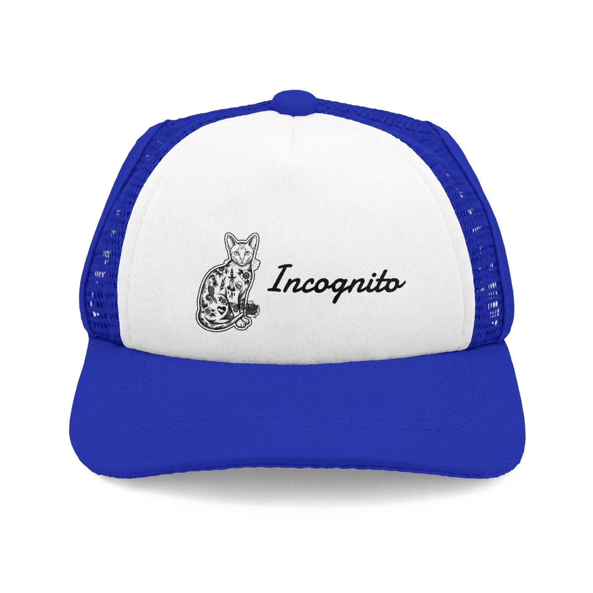 Dog Trucker Hat - Incognito Tattooed Cat