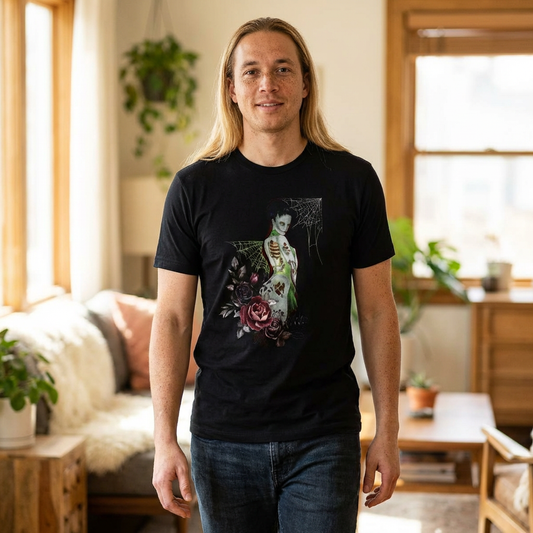 Zombie Lady Deadrah Tee — Unisex Horror Crewneck T-Shirt