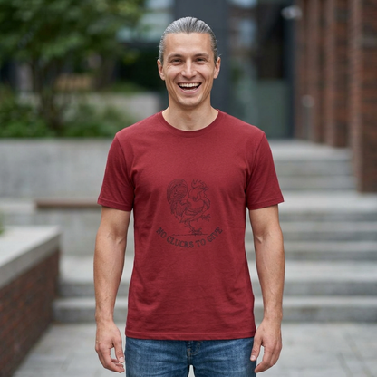 Rooster Tattoo "No Clucks To Give" Unisex T-Shirt