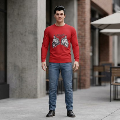 Forever Love Long Sleeve — Skull Duo Graphic Tee