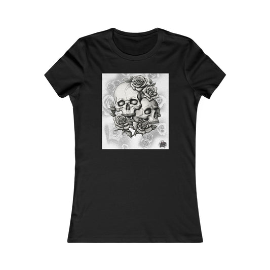 Roses Skull Pair - Ladies Tee (S-2XL)