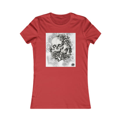 Roses Skull Pair - Ladies Tee (S-2XL)