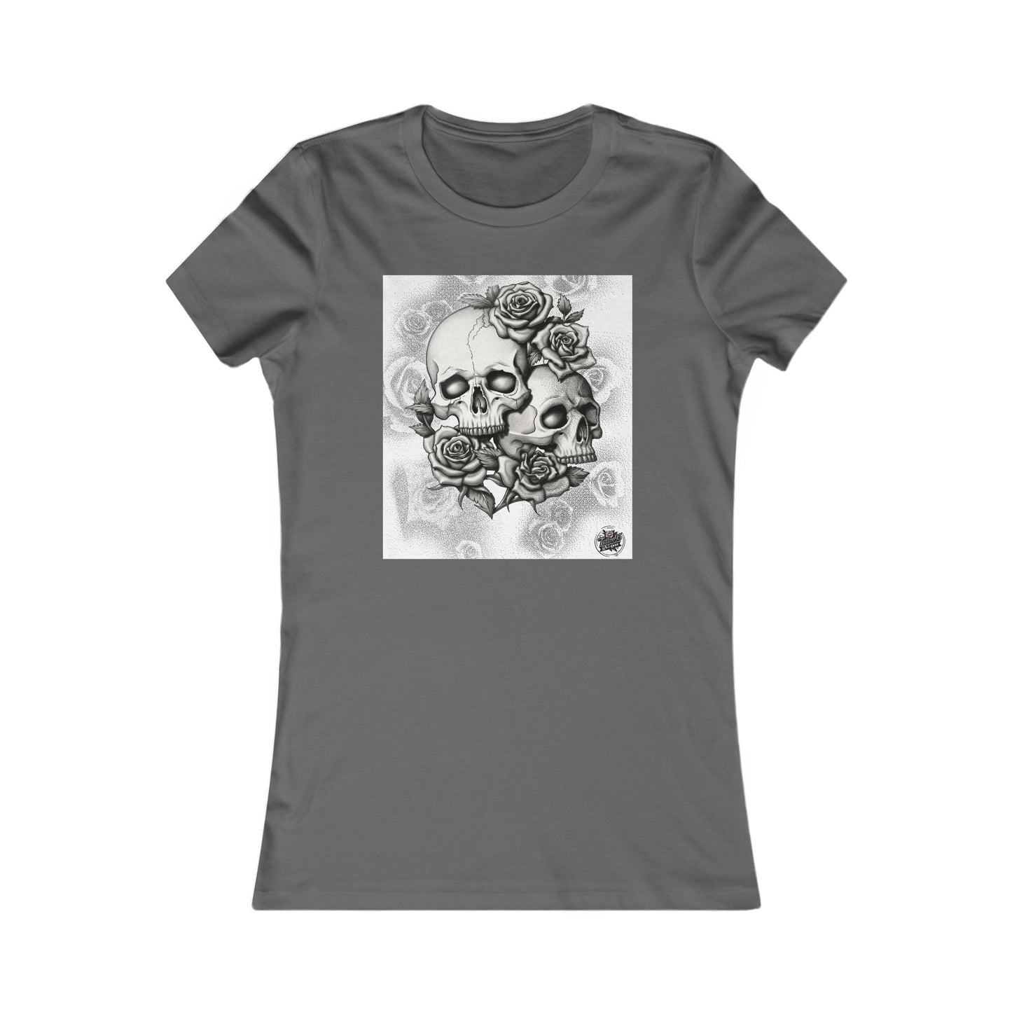 Roses Skull Pair - Ladies Tee (S-2XL)