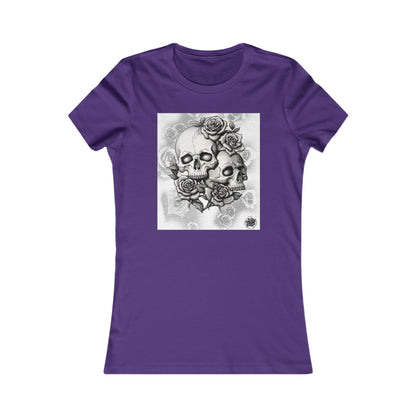 Roses Skull Pair - Ladies Tee (S-2XL)
