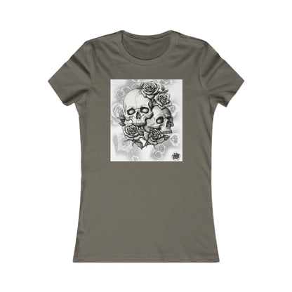 Roses Skull Pair - Ladies Tee (S-2XL)