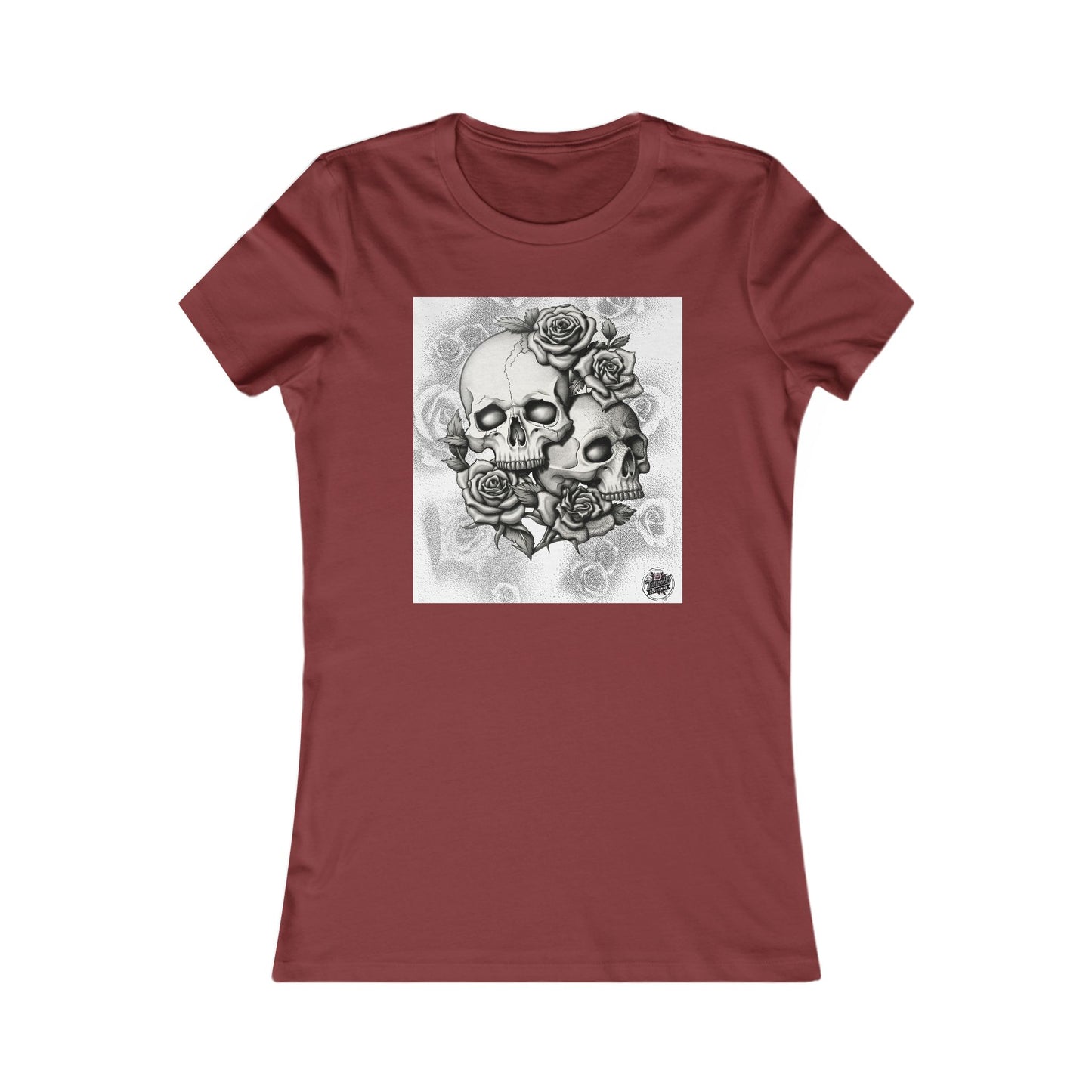 Roses Skull Pair - Ladies Tee (S-2XL)