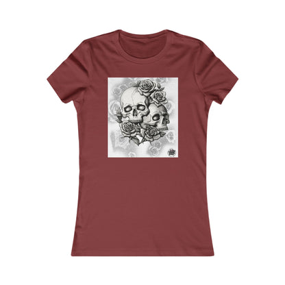 Roses Skull Pair - Ladies Tee (S-2XL)