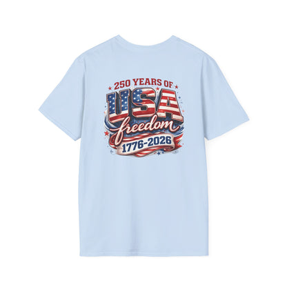 2026 Happy Birthday America Eagle T-Shirt Unisex