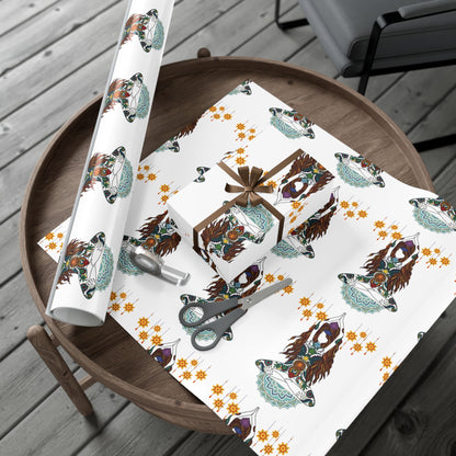 Yoga Goddess Meditation Lotus Mandala - Gift Wrapping Paper