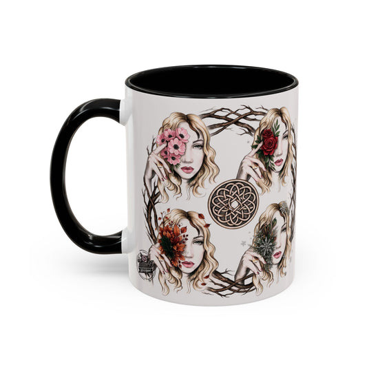 4 Seasons Celtic Woman - Branches and Roses Wreath Women’s Faces (11/15oz)