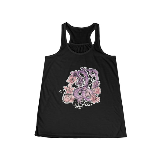 Dragon Orchids - Razorback Tank Woman's