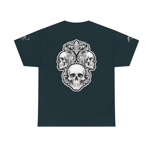 Skulls Filigree - Midnight T-Shirt