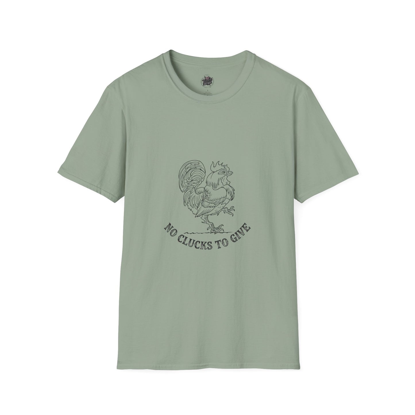 Rooster Tattoo "No Clucks To Give" Unisex T-Shirt